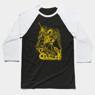 Saint Michael vanquishing the dragon Baseball T-Shirt